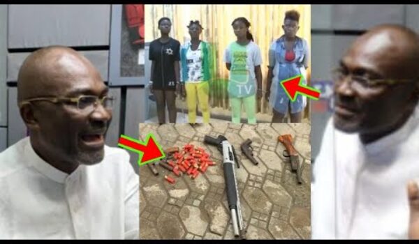 Four N0torious Female Arm£d R0bb£rs Arr£sted In Kumasi, Hon Kennedy Agyapong Is In The Story