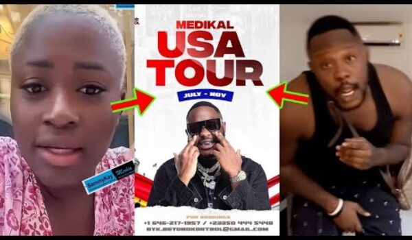 Fella Makafui In U.S.A Reacted As Medikal Set To Storm USA From Next Month