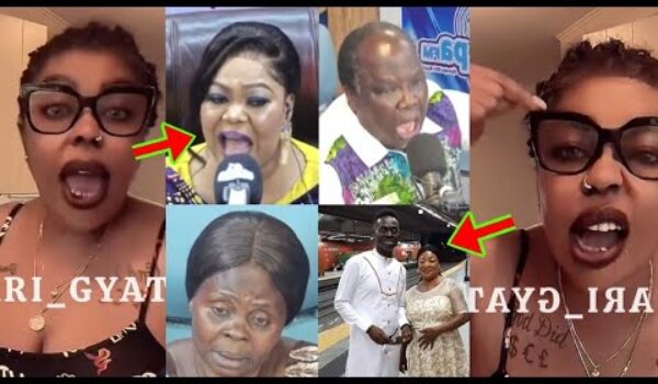 Stúpíd Woman; Afia Schwar Cr@zily Reacted To Yaw Sarpong, Obaa Tiwaa And His Wife Saga