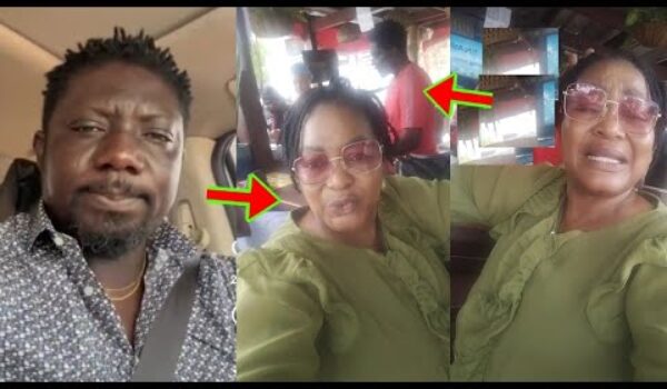 Uncomfortable Bill Asamoah Stops Actress Christiana Awuni  From Filming Him At His Restaurant