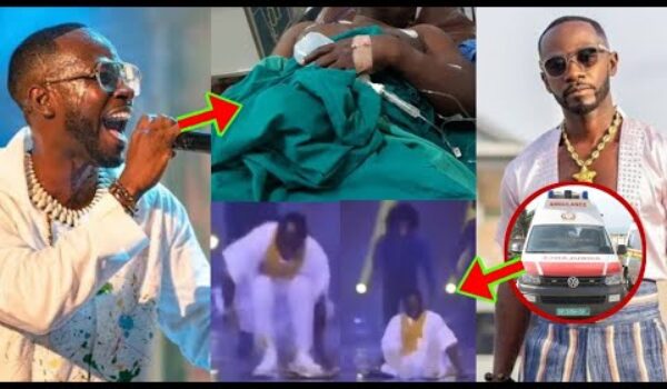Okyeame Kwame Nearly Di£d On Stage While Performing