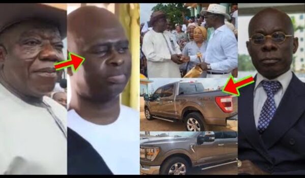 CEO Of Savile Row, Nana Sarfo, Gifted Wofa Yaw Sarpong’s Pastor J.Y Adu A Brand New Car