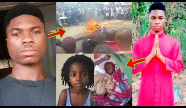 Ei Ghana Ay3hu! This Boy Burπt Al!ve For Beh£@ding A 6 Year Girl, Video Will Sh0ck You