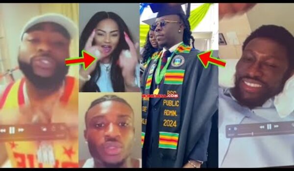 Stonebwoy GIMPA Graduation: Mcbrown, Davido, Kudus, Cheddar And Other Top Celebs Reacted