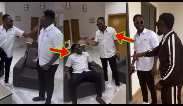 See How Baffour Gyan Punished Asamoah Gyan For Doing Wrong