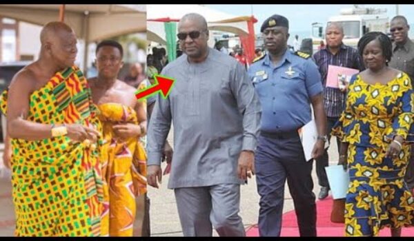 Mahama St0pped By ē Manhyia Palace While On A Working Visit To Ksi To Pay A Courtesy Call On Otumfuo