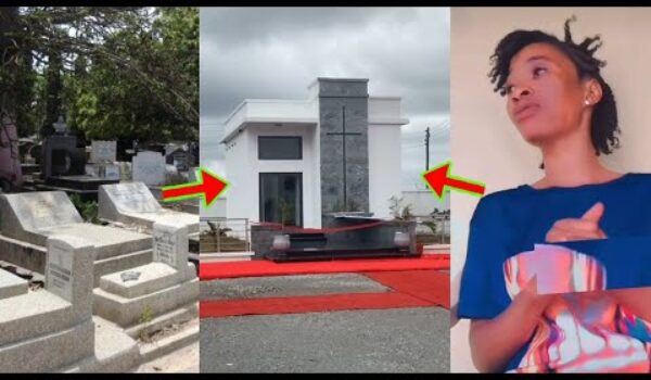 See Where Ghanaian Business Woman Bur!ed Her Mother, Some D£@d B0dies Are Feeling Better