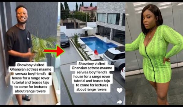 Ei Small Boy, See Actress Maame Serwaa’s Boyfriend Mansion And Cars Which Is Trending