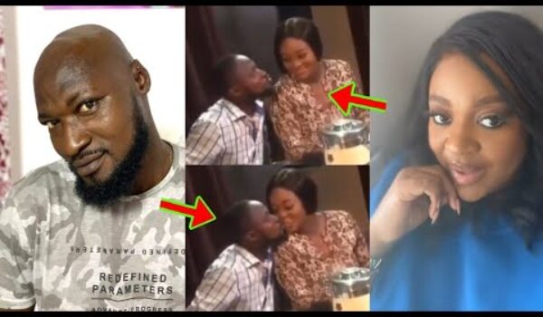 I Can’t Forget That Day! Funny Face Shows Moment He Kissed Jackie Appiah On Her Lips