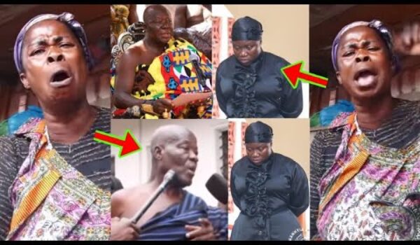 Asante Woman Boldly Speaks The Truth Amid Afua Pokuaa & Asantehene Issue, Exp0ses One Of The Chiefs