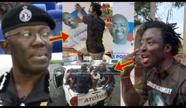 Social Media Influencer Who Was Seen Pulling Down Bawumia’s Posters Arr£sted At The Airport