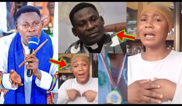 Sh0cking! Wadi Asɔre Mma Bebree, See How This Lady Is Exp0sing Popular Pastor, Okoh Agyemang