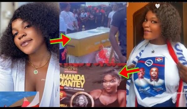 NPP Lady Who Di£d After Te@sing NDC Buri£d In IPhone 15 Pro C0ffin, See What Happened At Her Fun£ral