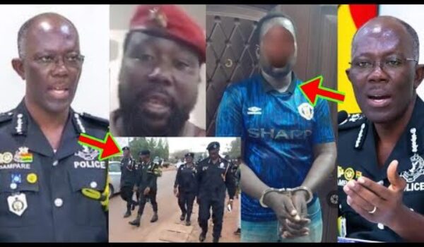 Kanawu Arr£sted, See Hw Ghana Police Easily Arr£sted The Man Who Was Thre@tening To K!ll Some People