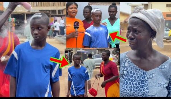Missing Ghanaian Boy Looks Angry For Being Found, Ghanaians Hilariously Reacted