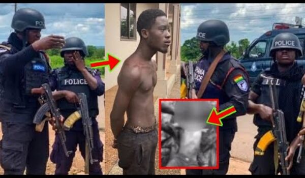 Video Will Sh0ck You As Kumasi Boy Arr£sted For Taking His Jnr Brother To Forest And Beh£@ded Him