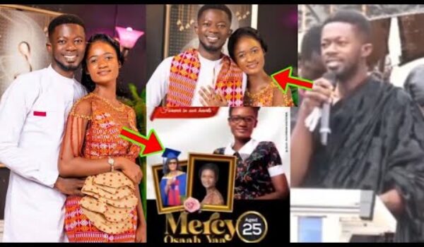 Ɛwiase Bɛn Nie, Young Man L0st His 25yr Old Wife After Giving Birth, See What The Man Is Saying