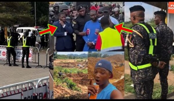 Galamsey Protest: Watch The Moment Some Police Officers Joined The Protesters To Support Them