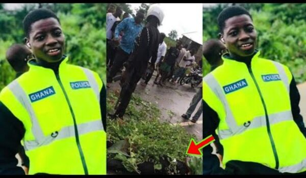 Sad News: Maxwell Appiah, A Young Police Officer Found Dê@d At The Roadside After Patrols
