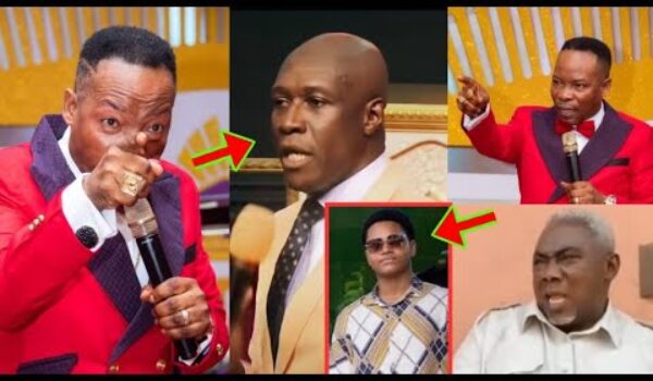 Uséléss, I Will F!ght Against You In Ghana, Bishop Salifu Amoako In$ults & Dares Prophet Kofi Oduro
