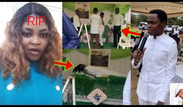 Wonders, A Gh’ian Pastor St0rm Queen Fiddy’s Fun£ral At Akosombo To Bring Her D£ad B0dy Back To Life