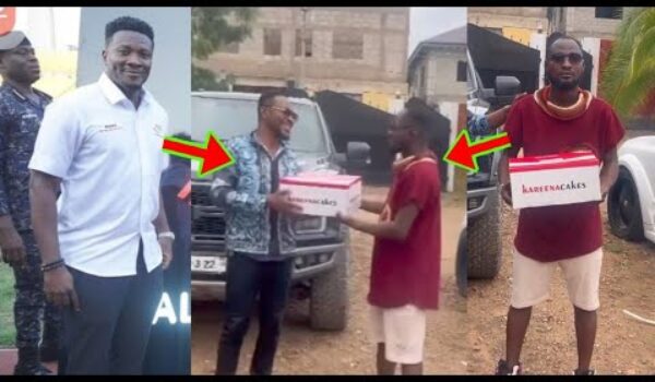 Funny Face Is Back From Pantang Psychiatric Hsp, Asamoah Gyan And His Bro Visits And Surprised Him