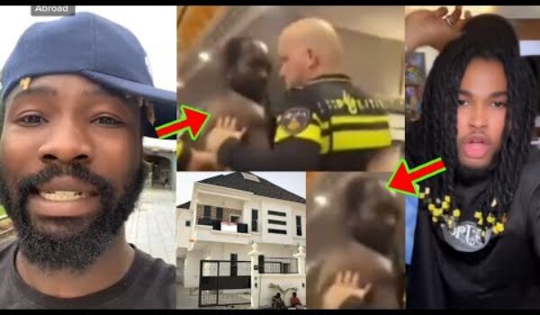 S@d Video; Ghanaian Man In Amsterdam Who Planned To Come To Ghana This Saturday Goes M@d Completely
