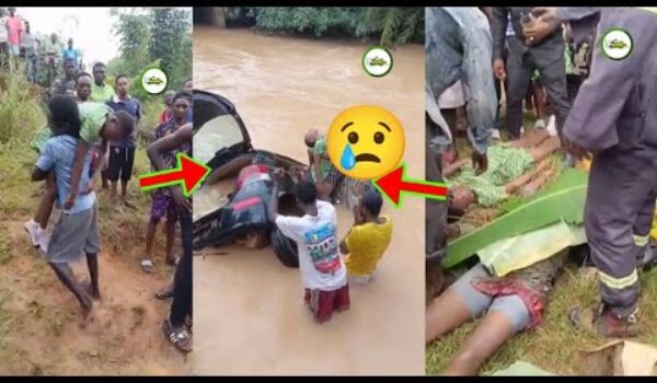 T£rr!ble Acc!d£nt: A Cár Plúnged Into Owabi R!ver In The Ashanti Region, Video Will Sh0ck You