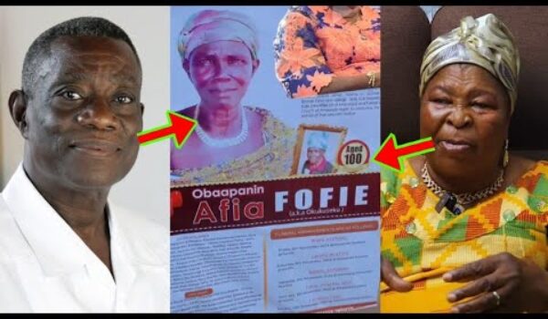 Meet Akua Donkor’s Mother Who Died Recently At The Age Of 100 + Akua Donkor’s Wish Before Her Déàth