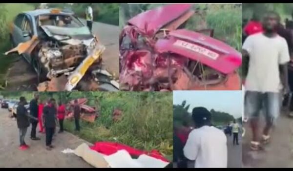 Acc!d£nt Sc£ne: 7 Inst@ntly D!£s In Acc!d£nt On The Sunyani-Berekum R0ad