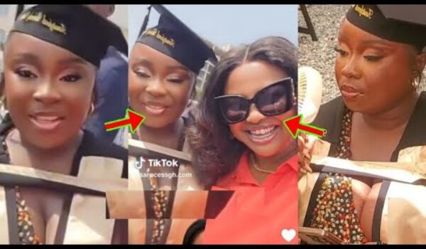 Maame Serwaa Speaks As She Successfully Graduates Knutsford University, Mcbrown Surprised Her
