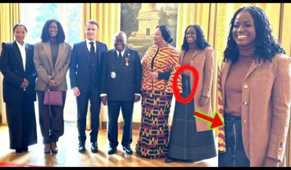 See The Dressing Nana Addo’s Daughter Took To France,As She Disgraces Her Dad In front Of France Prz