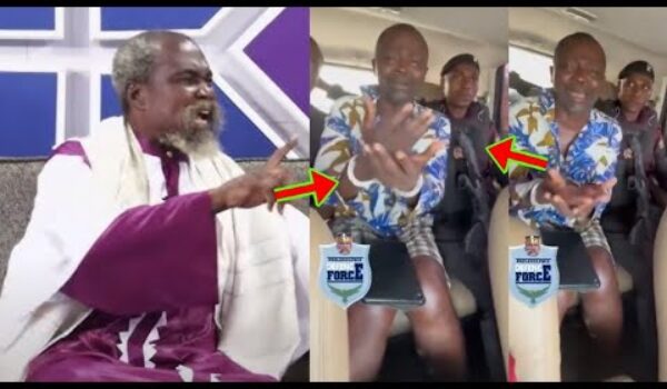 This Is Why Prophet Adom Kyei Duah Arrested This Man As He Tearfully Pleads For Mercy