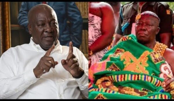 Otumfuo Sh0cked As John Mahama W!cked Plans Against Him Le@ks