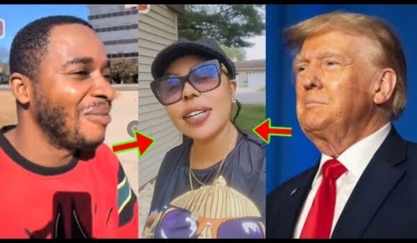 Donald Trump’s Deportation: Twene Jonas Shows Afia Schwar Love As He Advices Her How To Escape It