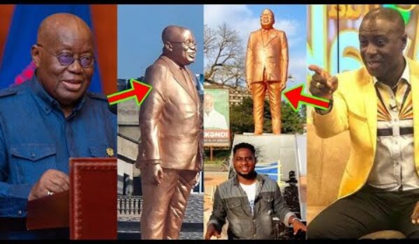 Nana Addo Builds Himself A Beautiful Statue, Ghanaians Reacted