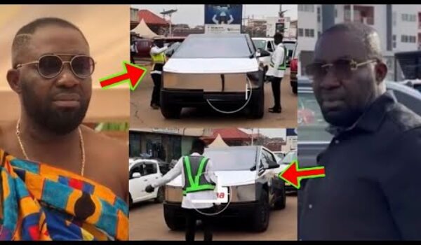 Nobody Is Above The Law: See What Gh Police Did To Despite While Cruising In His Cyber Truck