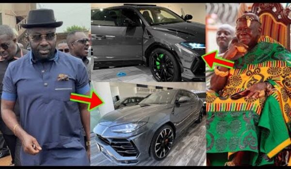 $300k Lamborghini: Bonofuo Can’t Control Themselves As Despite Gifts Otumfuo A Brand New Lamborghini