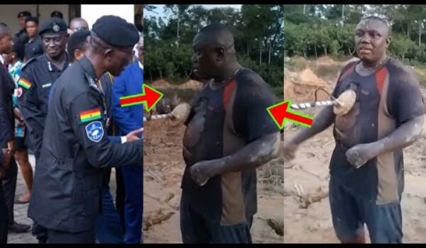 Man Busted For Stealing Gold And Swall0wed At A Mining Site, Watch Sh0cking Video