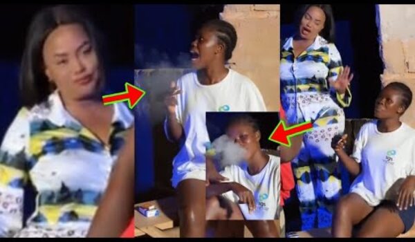 Mcbrown Confirmed She Sm0kes? See How She’s Teaching Ama Pokuaa Memeneda ba How To Sm0ke
