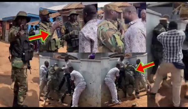 Ghana 2024 Elections: Two Military Men Sev£rely Be@ten At Obuasi East Constituency