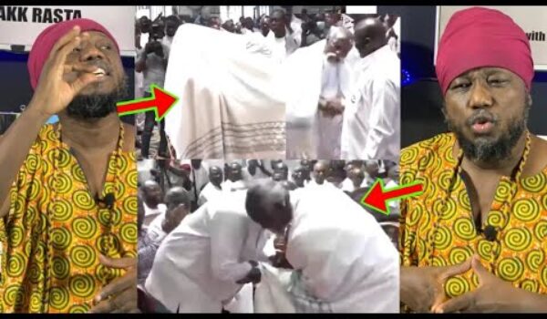 Adom Kyei Duah Kissed Dr Bawumia When They Covered Their Head? See Blakk Rasta Hilarious Reaction