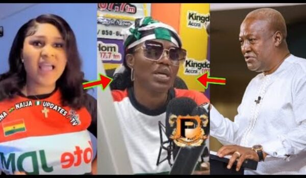 Ɛka Aba Fie, Mzbel Speaks As She Reveals Mahama Didn’t Even Give Her Coins For Campaign
