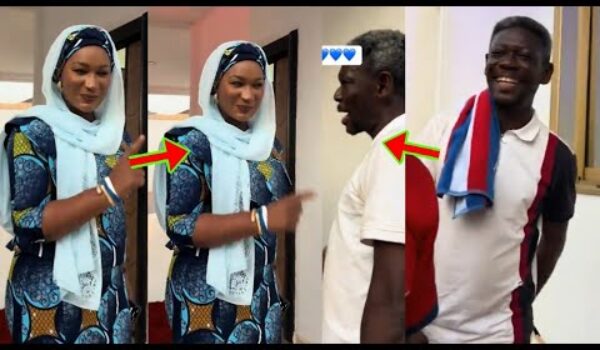Samira Bawumia Makes Agya Koo Laughs Uncontrollably As She Do This In front Of Him