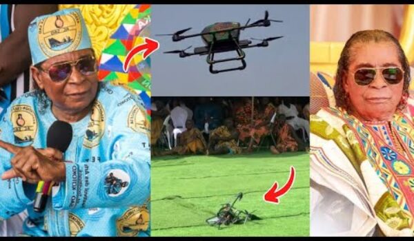 Kantanka Drone Disappointed Him While Launching As It Fell And Breaks Into Pieces