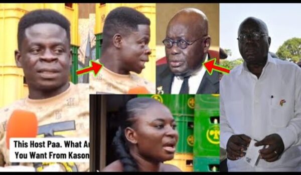 Very Funny! See How Isaac, Alias Kasongo Is Comparing His Beauty To Nana Addo