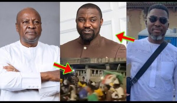 Breaking News: John Mahama Is In Comfortable Lead As NDC’s Starts Jubilating, John Dumelo, A-Plus