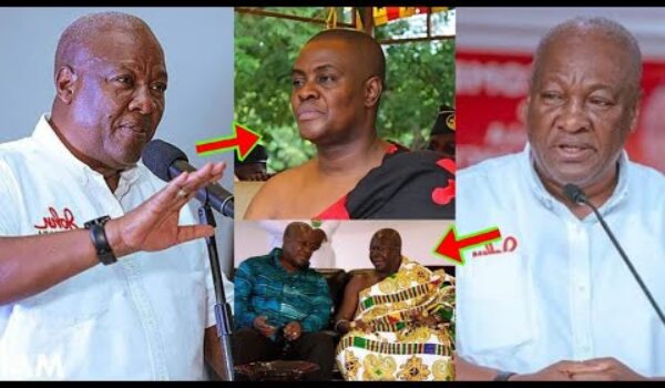 Obrɛguo; Dormaahene Abrɛ Agu As John Mahama Snubs Him After Winning The Elections