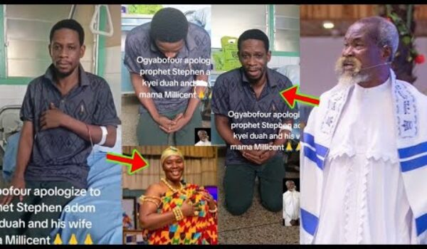 I’m D¥ing Forgive Me, Ogya Bofuor Cries In Hospital And Begs Sofo Adom Kyei Duah For Forgiveness