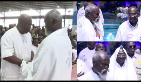 Ay3ka Adom Kyei Duah Boldly Tells Dr Bawumia And Mahama Who Will Lose? As Both Clashes At His Church